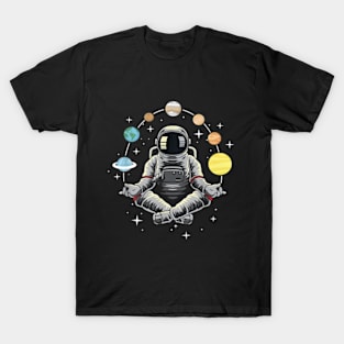 Meditating Astronaut T-Shirt